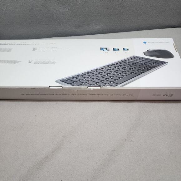NEW Dell Pro Plus Multi-Device Compact Keyboard and Mouse Combo - KM7120W - Picture 4 of 8